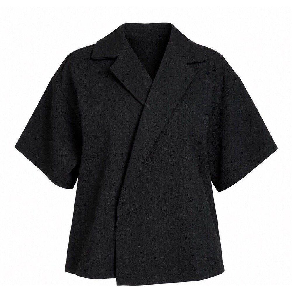 Manière De Voir Black Tailored Coat Women Sz XS Minimalist Modern EUC